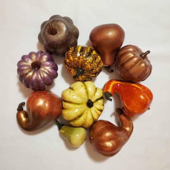Lot of (10) Assorted Faux Fall Harvest for Your Autumn Display - Picture 5 of 6